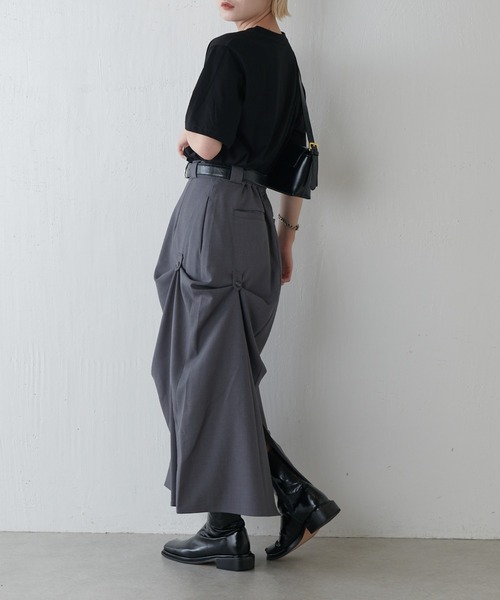 Lui's（ルイス）の「マルチWAYスカート（スカート・レディース・ブラック/グレー・38/36）」の11枚目の写真