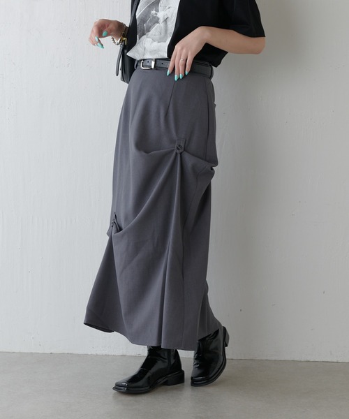 Lui's（ルイス）の「マルチWAYスカート（スカート・レディース・ブラック/グレー・38/36）」の13枚目の写真