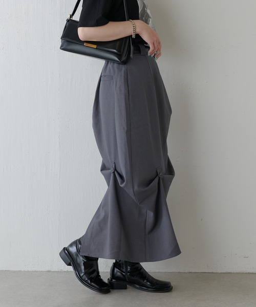 Lui's（ルイス）の「マルチWAYスカート（スカート・レディース・ブラック/グレー・38/36）」の14枚目の写真