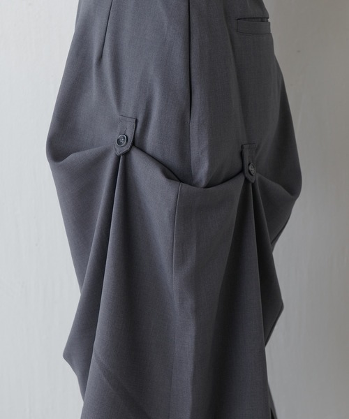 Lui's（ルイス）の「マルチWAYスカート（スカート・レディース・ブラック/グレー・38/36）」の5枚目の写真