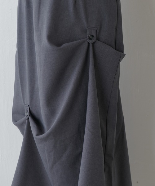 Lui's（ルイス）の「マルチWAYスカート（スカート・レディース・ブラック/グレー・38/36）」の6枚目の写真