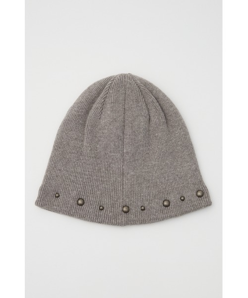 LAGUA GEM（ラグアジェム）の「STUDS POINT ビーニー（ニットキャップ/ビーニー・レディース・グレー/ブラック・FREE）」の11枚目の写真