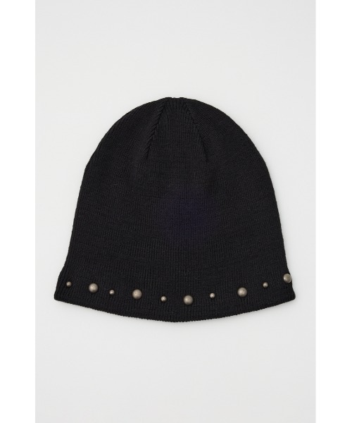 LAGUA GEM（ラグアジェム）の「STUDS POINT ビーニー（ニットキャップ/ビーニー・レディース・グレー/ブラック・FREE）」の16枚目の写真