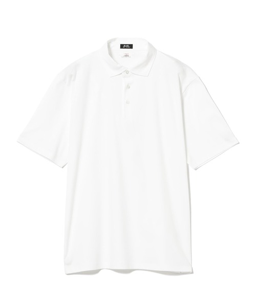 BRILLA per il gusto（ブリッラペルイルグースト）の「ALBINI コットン ソリッド ポロシャツ（ポロシャツ・メンズ・ブラック/ホワイト/ネイビー・S/M/L/XL）」の12枚目の写真