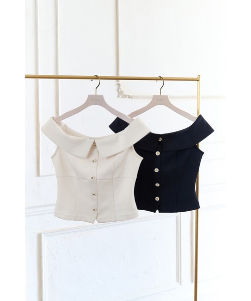 Ponte Off-Shoulder Top（その他トップス）｜Her lip to（ハー