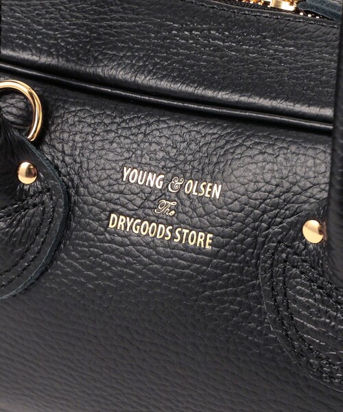 YOUNG&OLSEN The DRYGOODS STORE（ヤングアンドオルセン）の「YOUNG&OLSEN / ロングハンドル  スクエア バッグ（トートバッグ・レディース・ブラック・ONE SIZE）」の5枚目の写真