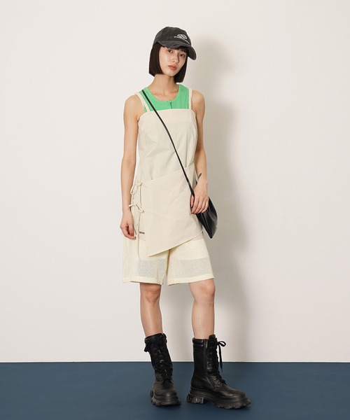 DISPATCHER NO.8（ディスパッチャーナンバーエイト）の「メッシュニットハーフパンツ（その他パンツ・レディース・ブラック/オフホワイト/ライトブルー・ONE SIZE）」の12枚目の写真