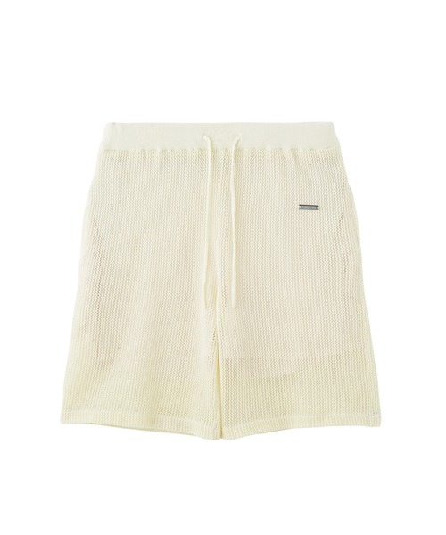 DISPATCHER NO.8（ディスパッチャーナンバーエイト）の「メッシュニットハーフパンツ（その他パンツ・レディース・ブラック/オフホワイト/ライトブルー・ONE SIZE）」の18枚目の写真