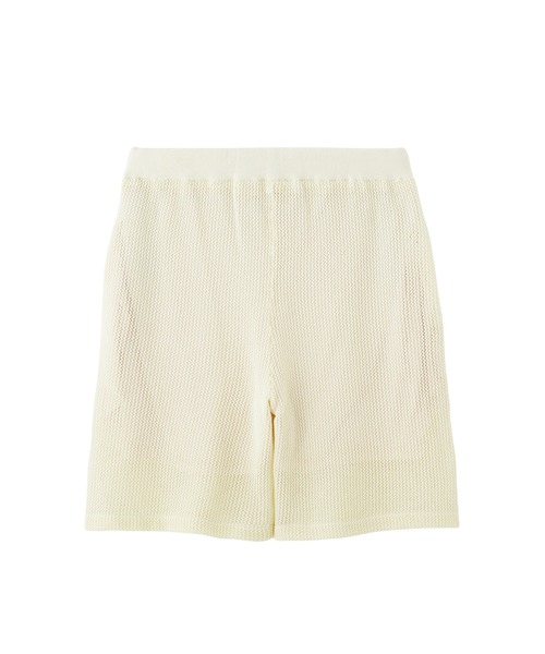 DISPATCHER NO.8（ディスパッチャーナンバーエイト）の「メッシュニットハーフパンツ（その他パンツ・レディース・ブラック/オフホワイト/ライトブルー・ONE SIZE）」の19枚目の写真