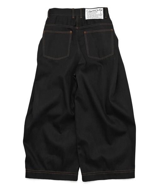 my beautiful landlet(マイビューティフルランドレット)の「【my beautiful landlet】12oz DENIM TUCK WIDE PANTS(RIGID)(デニムパンツ・メンズ・ブラック/インディゴブルー・0/1/2)」の11枚目の写真