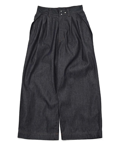 my beautiful landlet(マイビューティフルランドレット)の「【my beautiful landlet】12oz DENIM TUCK WIDE PANTS(RIGID)(デニムパンツ・メンズ・ブラック/インディゴブルー・0/1/2)」の13枚目の写真