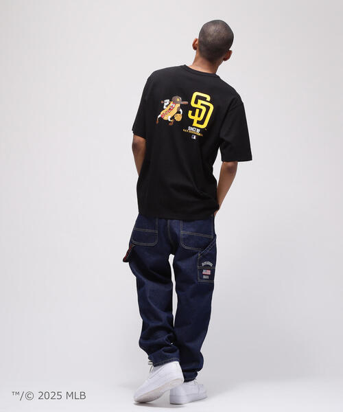 MLB（メジャーリーグベースボール）の「AVIREX × SAN DIEGO PADRES T-SHIRT（Tシャツ/カットソー・メンズ・ホワイト/ブラック・XX-LARGE/LARGE/MEDIUM/X-LARGE）」の5枚目の写真