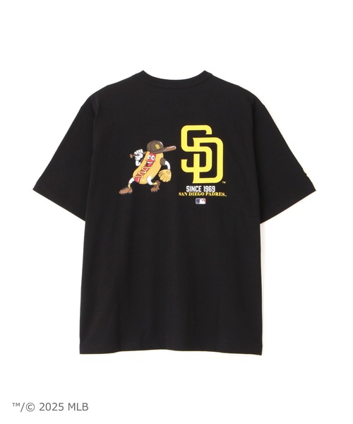 MLB（メジャーリーグベースボール）の「AVIREX × SAN DIEGO PADRES T-SHIRT（Tシャツ/カットソー・メンズ・ホワイト/ブラック・XX-LARGE/LARGE/MEDIUM/X-LARGE）」の2枚目の写真