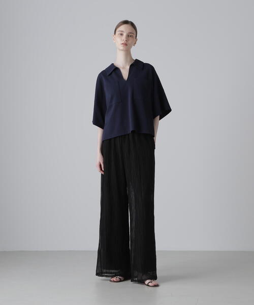 ADORE（アドーア）の「ダブルジャージーカットソー（Tシャツ/カットソー・レディース・ネイビー/カーキ/ホワイト・38）」の14枚目の写真