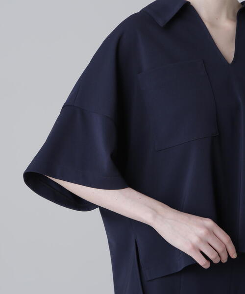 ADORE（アドーア）の「ダブルジャージーカットソー（Tシャツ/カットソー・レディース・ネイビー/カーキ/ホワイト・38）」の18枚目の写真
