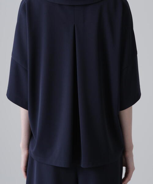 ADORE（アドーア）の「ダブルジャージーカットソー（Tシャツ/カットソー・レディース・ネイビー/カーキ/ホワイト・38）」の5枚目の写真