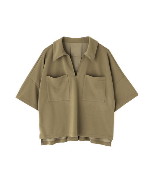 ADORE（アドーア）の「ダブルジャージーカットソー（Tシャツ/カットソー・レディース・ネイビー/カーキ/ホワイト・38）」の7枚目の写真