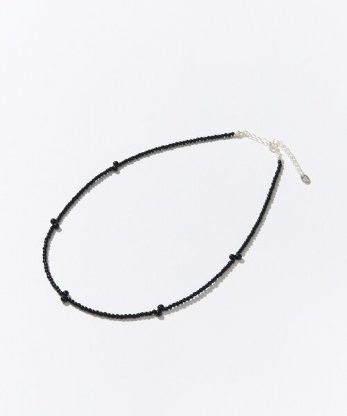 RIVE DROITE（リヴドロワ）の「【モードな印象】ブラックビーズアクセントチョーカー（ネックレス・レディース・ブラック・FREE）」の2枚目の写真