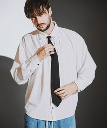 ms6199-ﾈｸﾀｲ付ﾈｯｸｷﾞｬｻﾞｰBIG-SH シャツ