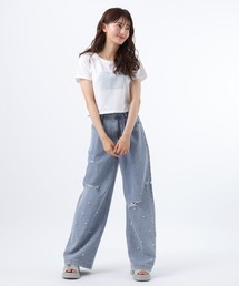 GLOBAL WORK | アソートチビT半袖/AND YUA ANY/572789(Tシャツ/カットソー)