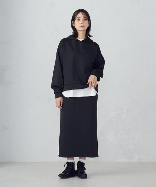 COMME CA ISM(コムサイズム)の「ダンボールニット パーカー / セットアップ対応(パーカー・レディース・アイボリー/ブラック/ダークグリーン/ベージュ/ダークブラウン/モカ・SMALL/MEDIUM/LARGE/X-LARGE)」の19枚目の写真