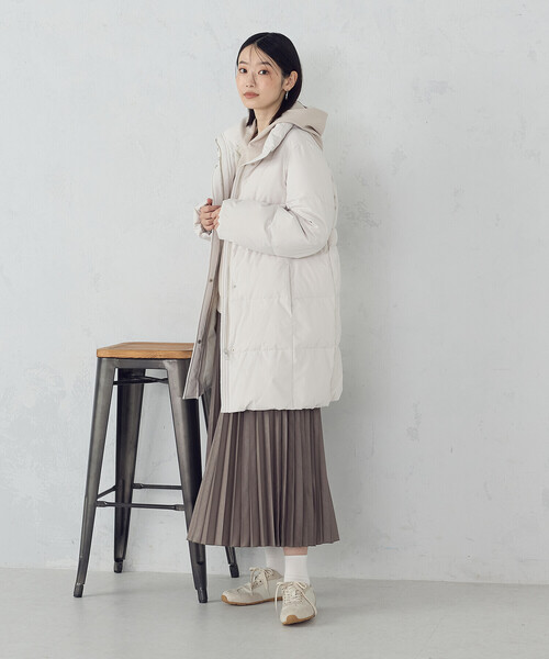 COMME CA ISM(コムサイズム)の「ダンボールニット パーカー / セットアップ対応(パーカー・レディース・アイボリー/ブラック/ダークグリーン/ベージュ/ダークブラウン/モカ・SMALL/MEDIUM/LARGE/X-LARGE)」の17枚目の写真