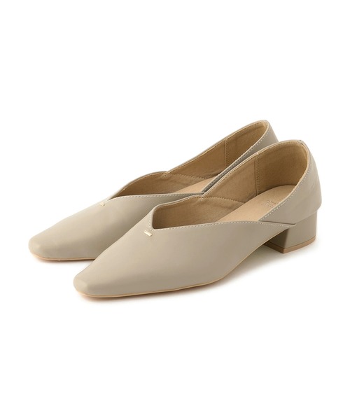 ROPE' PICNIC（ロペピクニック）の「Vカットソフトバブーシュ（パンプス・レディース・ブラック/ベージュ系その他・24.5/24/23.5/23）」の14枚目の写真