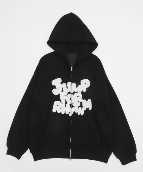 セール】WEGO/【25年秋冬新作】メッシュロゴジップパーカー（パーカー