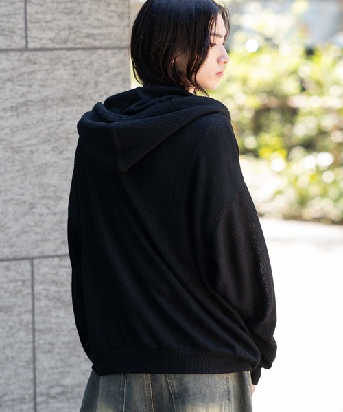 WEGO（ウィゴー）の「WEGO/メッシュロゴジップパーカー（パーカー・メンズ・グレー/ブラック・LARGE/MEDIUM）」の20枚目の写真