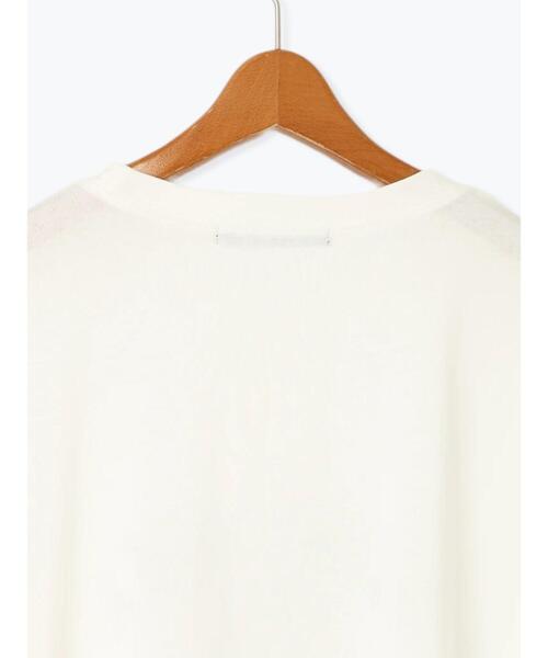 Lugnoncure（ルノンキュール）の「【接触冷感】カレッジ風プリントBIGTシャツ（Tシャツ/カットソー・レディース・ブラウン/オフホワイト/ブラック・F）」の7枚目の写真