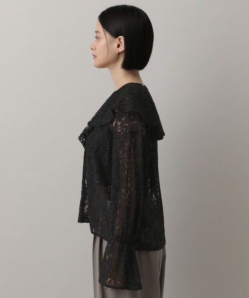 A part by（アパートバイ）の「ラッフルブラウス（シャツ/ブラウス・レディース・オフホワイト/ブラック系その他2/アイボリー/ライトイエロー・FREE）」の18枚目の写真