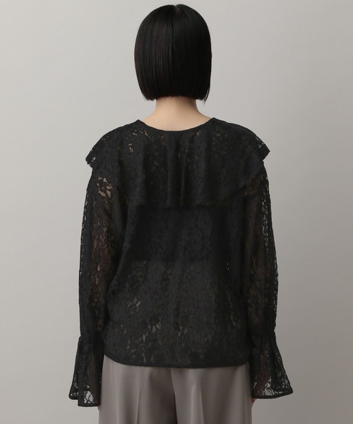 A part by（アパートバイ）の「ラッフルブラウス（シャツ/ブラウス・レディース・オフホワイト/ブラック系その他2/アイボリー/ライトイエロー・FREE）」の19枚目の写真