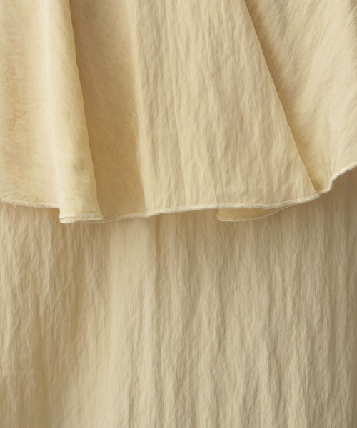 A part by（アパートバイ）の「ラッフルブラウス（シャツ/ブラウス・レディース・オフホワイト/ブラック系その他2/アイボリー/ライトイエロー・FREE）」の12枚目の写真