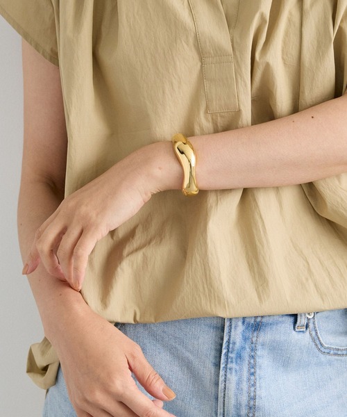 BARNYARDSTORM（バンヤードストーム）の「BARNYARDSTORM / メタルニュアンスバングル【MADE IN JAPAN】（バングル/リストバンド・レディース・シルバー/ゴールド・FREE）」の10枚目の写真