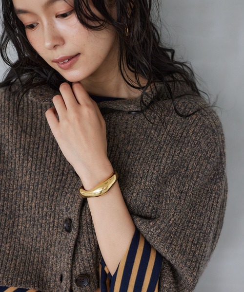 BARNYARDSTORM（バンヤードストーム）の「BARNYARDSTORM / メタルニュアンスバングル【MADE IN JAPAN】（バングル/リストバンド・レディース・シルバー/ゴールド・FREE）」の19枚目の写真