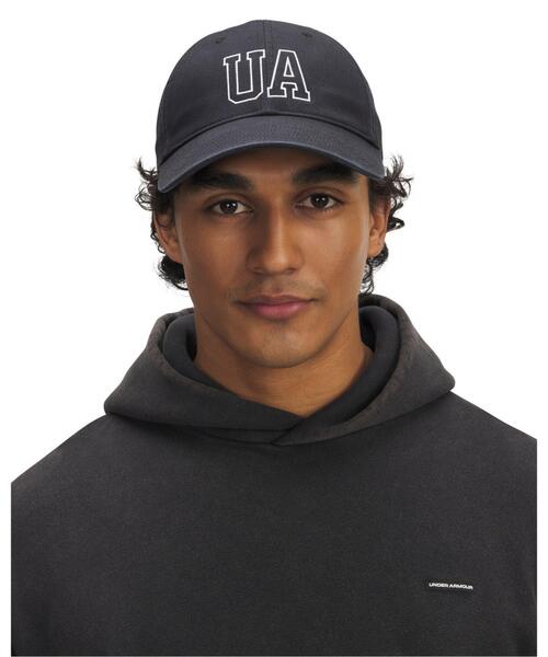 UNDER ARMOUR（アンダーアーマー）の「UAスポーツスタイル トレンド アジャスタブル キャップ（ライフスタイル/メンズ/レディース）（キャップ・レディース・ブラック系その他・ONESIZE）」の3枚目の写真