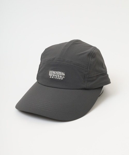 UNIVERSAL OVERALL（ユニバーサルオーバーオール）の「UNIVERSAL OVERALL UVカット 撥水加工 シャダン 裏地メッシュ ２WAY ジェットキャップ 帽子 男女兼用（キャップ・メンズ・ベージュ/カーキ/ブラック/チャコール・FREE）」の8枚目の写真