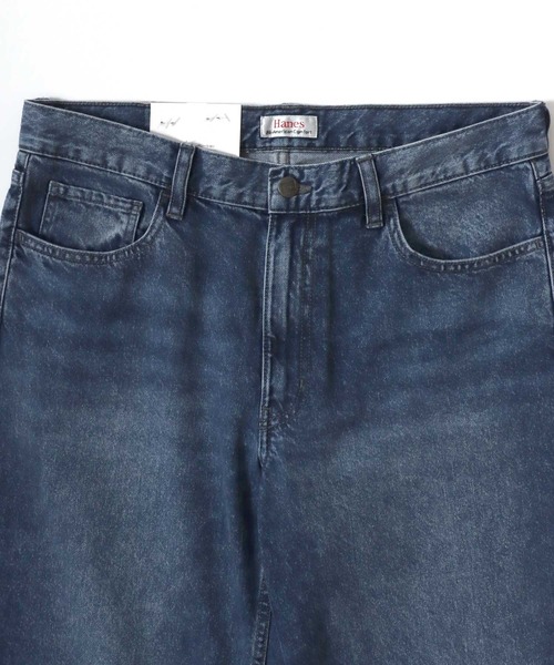 HANES（ヘインズ）の「Hanes/へインズ WIDE FIT DENIM PANTS/ワイドフィット ストレート デニムパンツ/レディース メンズ（デニムパンツ・メンズ・ライトブルー/ネイビー/ブルー・LL/L/M/S）」の22枚目の写真