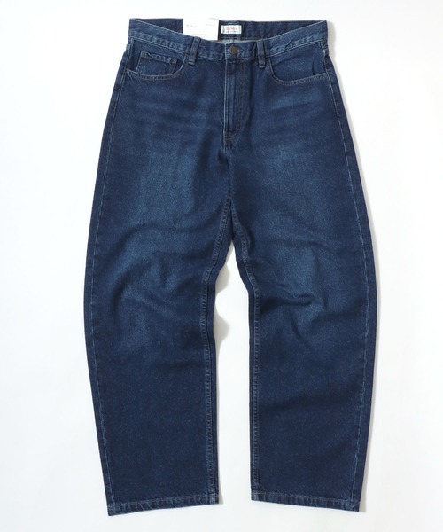 HANES（ヘインズ）の「Hanes/へインズ WIDE FIT DENIM PANTS/ワイドフィット ストレート デニムパンツ/レディース メンズ（デニムパンツ・メンズ・ライトブルー/ネイビー/ブルー・LL/L/M/S）」の11枚目の写真