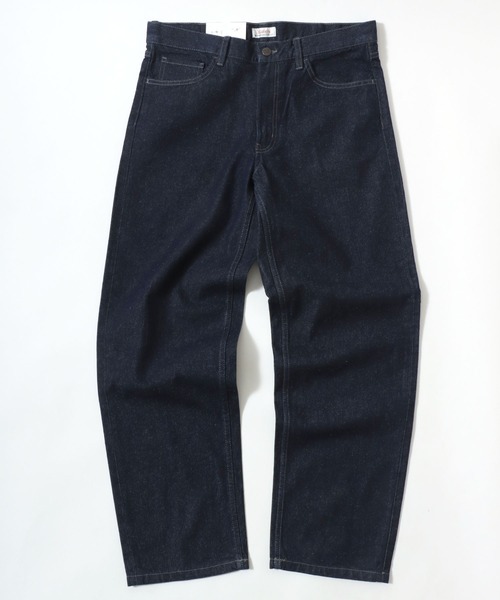 HANES（ヘインズ）の「Hanes/へインズ WIDE FIT DENIM PANTS/ワイドフィット ストレート デニムパンツ/レディース メンズ（デニムパンツ・メンズ・ライトブルー/ネイビー/ブルー・LL/L/M/S）」の9枚目の写真