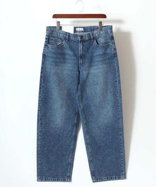 HANES（ヘインズ）の「Hanes/へインズ WIDE FIT DENIM PANTS/ワイドフィット ストレート デニムパンツ/レディース メンズ（デニムパンツ・メンズ・ライトブルー/ネイビー/ブルー・LL/L/M/S）」の16枚目の写真