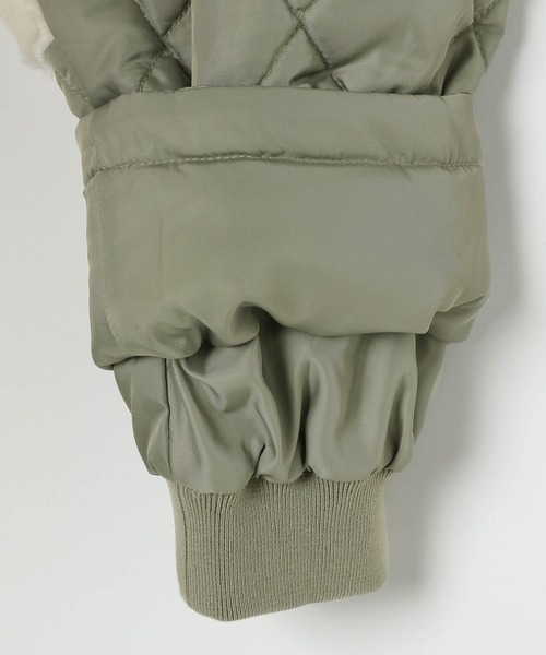 LEPSIM（レプシィム）の「スタンドボアキルトブルゾン　523889（ブルゾン・レディース・アイボリー/ブラック/カーキ・FREE）」の21枚目の写真