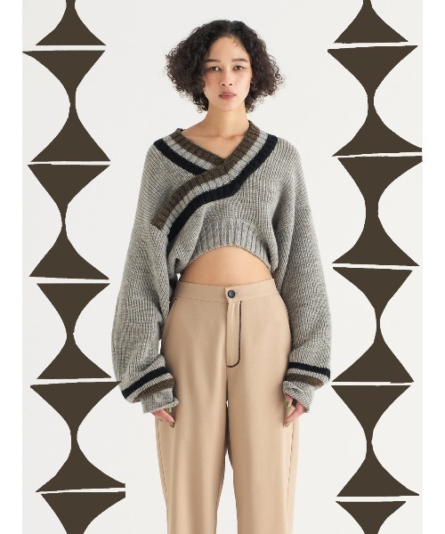 soduk（スドーク）の「drawing knit top（ニット/セーター）」 - WEAR