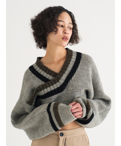 soduk（スドーク）の「up side down knit top（ニット/セーター）」 - WEAR