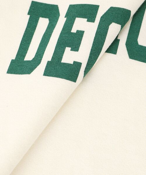 le.coeur blanc（ルクールブラン）の「ヴィンテージロゴスウェットプルオーバー（スウェット・レディース・ライトベージュ/チャコールグレー・38）」の5枚目の写真