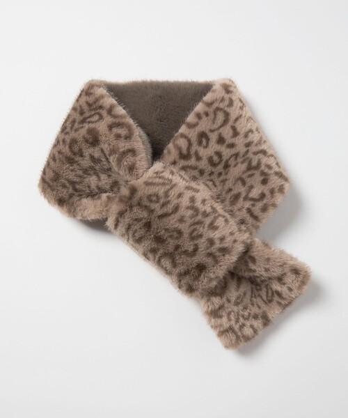 green label relaxing（グリーンレーベルリラクシング）の「フェイクファー リバーシブル マフラー（マフラー・レディース・オフホワイト/ライトグレー/その他1/モカ/その他2・FREE）」の20枚目の写真