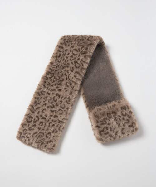 green label relaxing（グリーンレーベルリラクシング）の「フェイクファー リバーシブル マフラー（マフラー・レディース・オフホワイト/ライトグレー/その他1/モカ/その他2・FREE）」の19枚目の写真