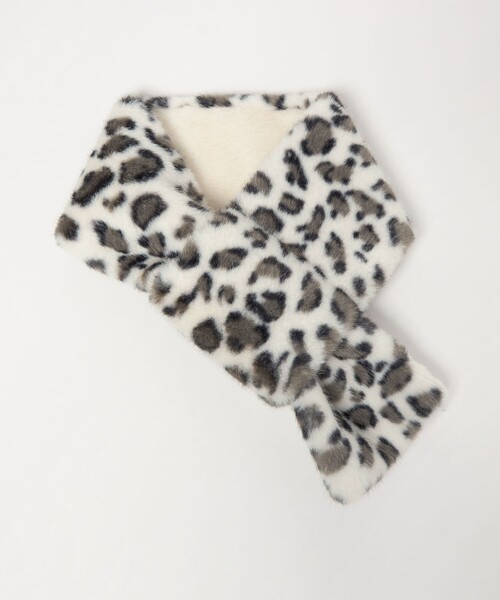 green label relaxing（グリーンレーベルリラクシング）の「フェイクファー リバーシブル マフラー（マフラー・レディース・オフホワイト/ライトグレー/その他1/モカ/その他2・FREE）」の17枚目の写真