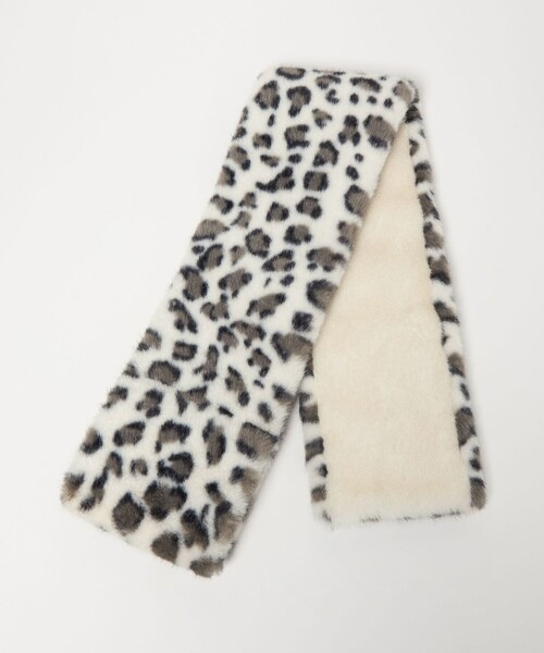 green label relaxing（グリーンレーベルリラクシング）の「フェイクファー リバーシブル マフラー（マフラー・レディース・オフホワイト/ライトグレー/その他1/モカ/その他2・FREE）」の16枚目の写真