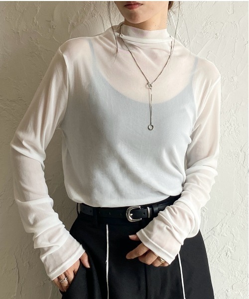 Gareth Pugh ガレスピュー　幾何学模様 ハイネック 長袖トップス Gareth Pugh ガレスピュー 幾何学模様 ハイネック 長袖トップス セール